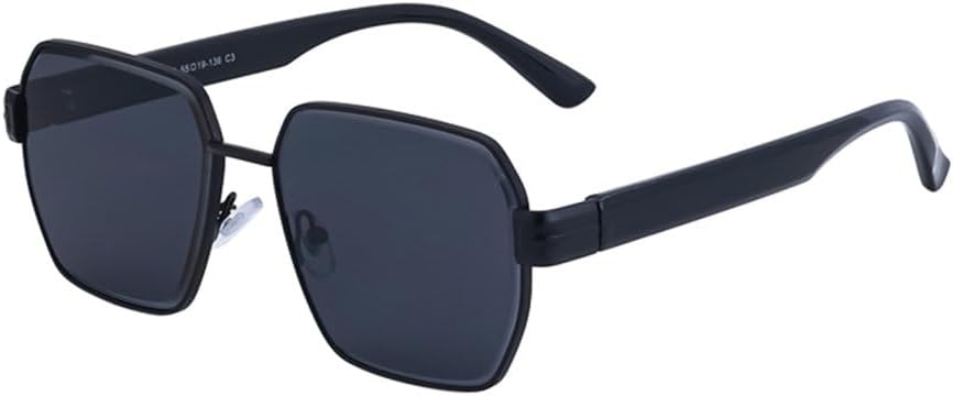 

Модные квадратные солнцезащитные очки для женщин, роскошные винтажные уникальные многоугольные солнцезащитные очки для женщин, стильные очки в крупной оправе LJTJTAV, Beige Gray