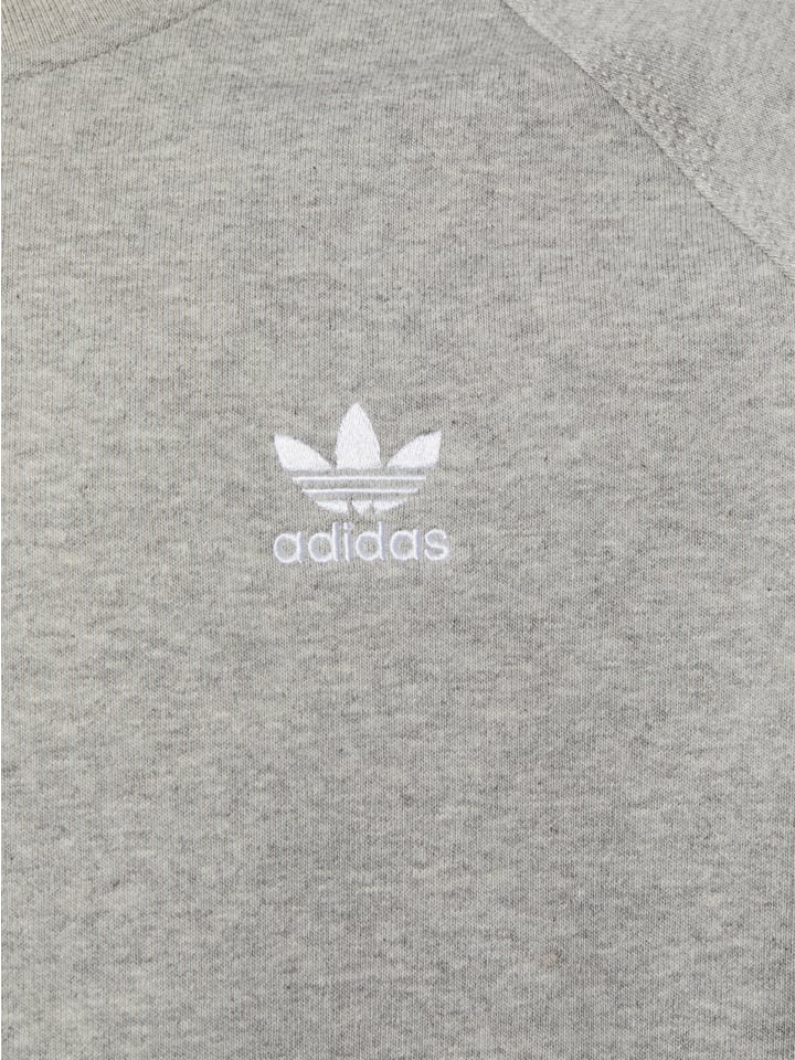 Толстовка светло-серого цвета Adidas originals — фото 3