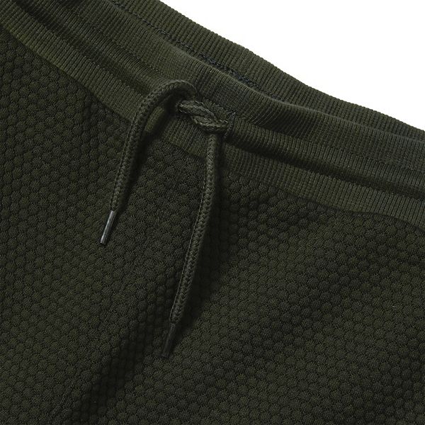Детские джоггеры с текстурой колена iron knee Lands' End, Midnight Olive — фото 3