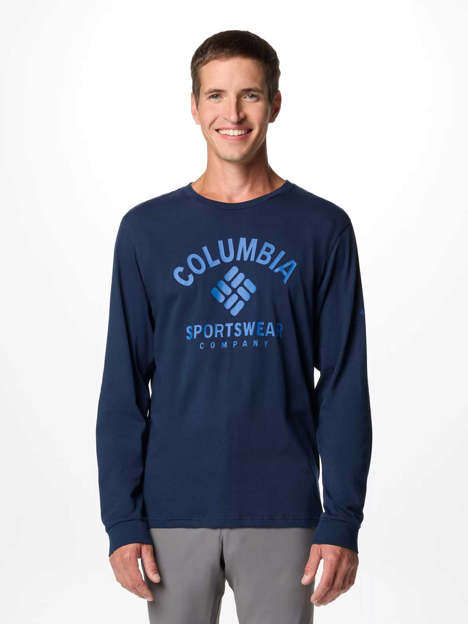 

Блуза Columbia Rockaway River Graphic LS, синий