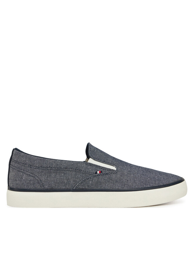 

Кроссовки Th Hi Vulc Low Slip On Ch FM0FM05390 Tommy Hilfiger, синий