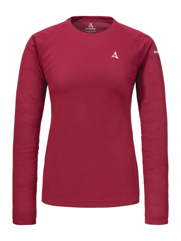 

Футболка "Longsleeve Style Blaueis WMS" цвета мерло Schöffel