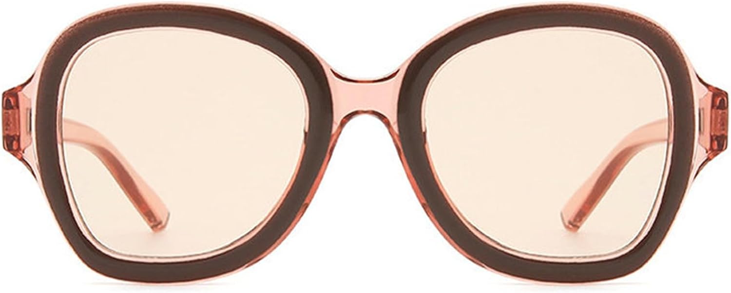 

Willochra Модные большие круглые солнцезащитные очки для женщин, ретро-градиентные очки с защитой от УФ-излучения UV400 для мужчин, трендовые солнцезащитные очки для активного отдыха, цвет шампанского, C6