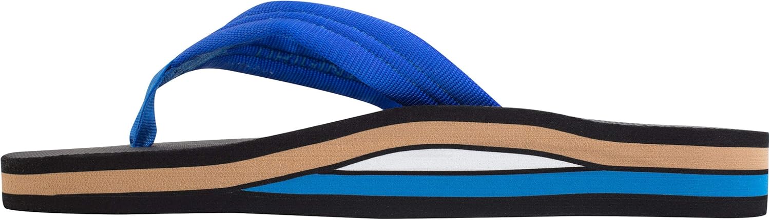 Мужские сандалии Rainbow Double Layer Soft Top 1" с нейлоновым ремешком и наполнителем из EVA-резины Rainbow Sandals, коричневый — фото 2