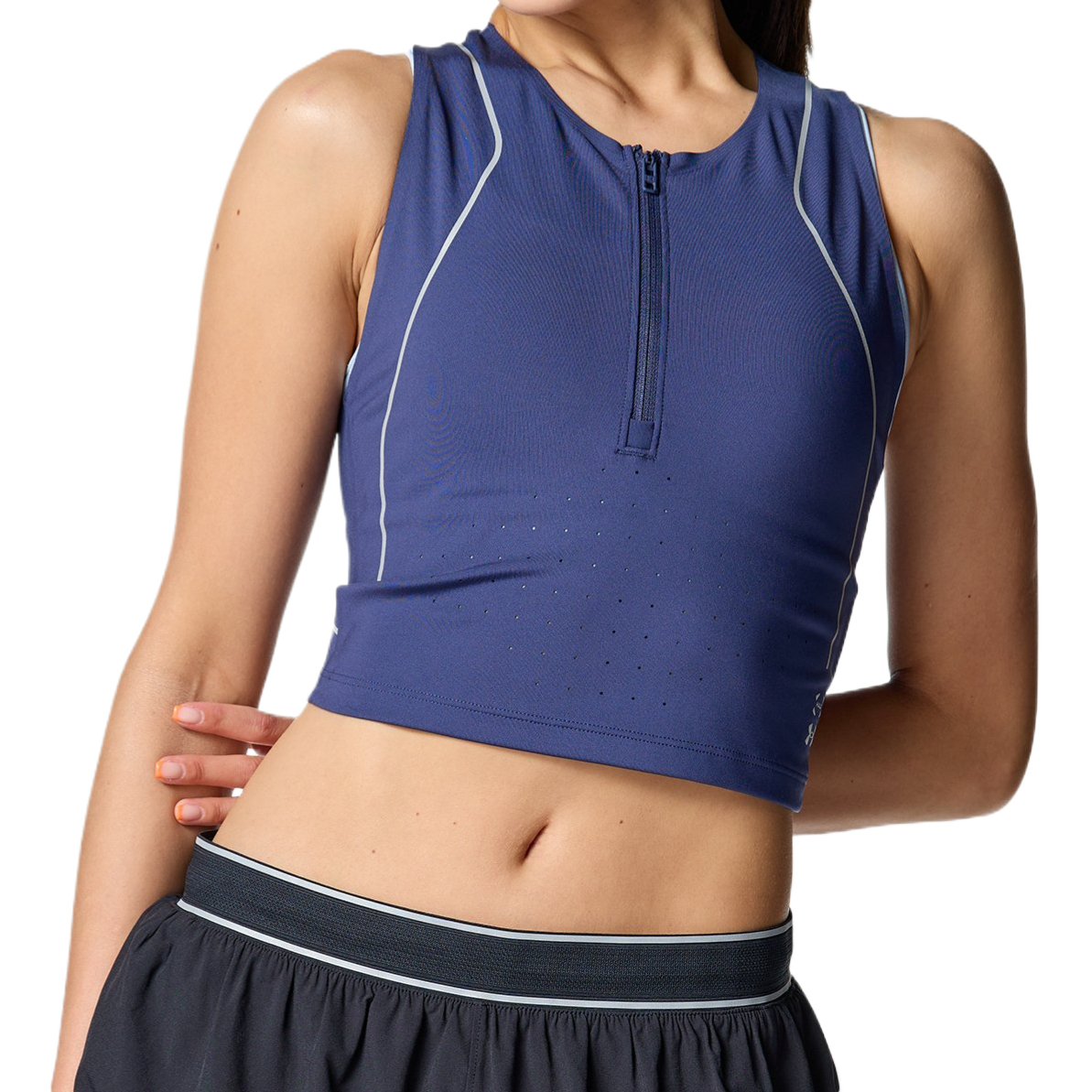 

Under Armour Топы-майки женские Washed Marine Blue/Reflective 403