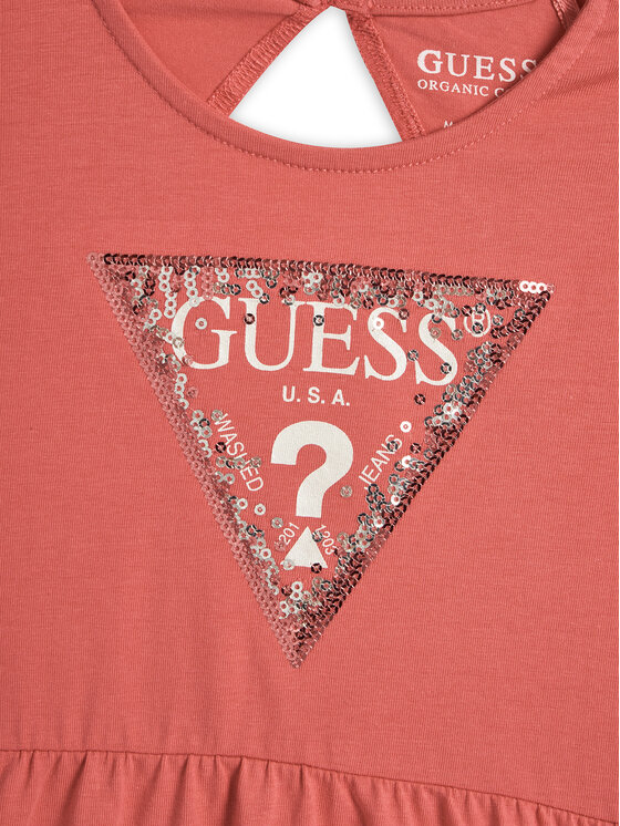 Платье на каждый день обычный крой K5GK22 K6YW4 Guess, красный — фото 3