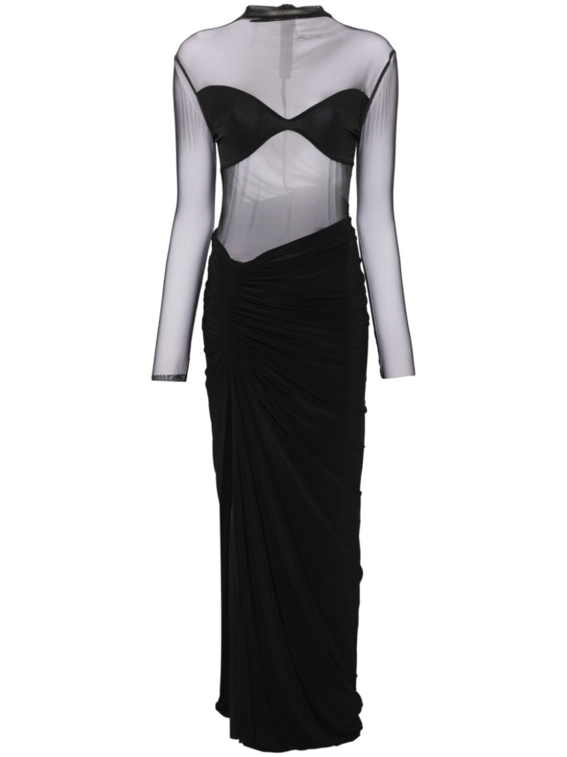 

Atu Body Couture платье макси со сборками, черный