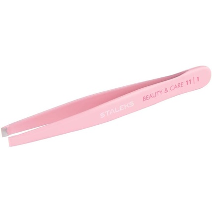 

Пинцет для бровей Staleks Beauty & Care TBC-11/1 широкий прямой Staleks Pro