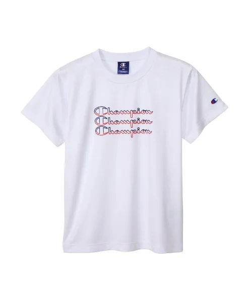 Детская футболка Champion SHORT SLEEVE T-SHIRT с быстрой сушкой белая