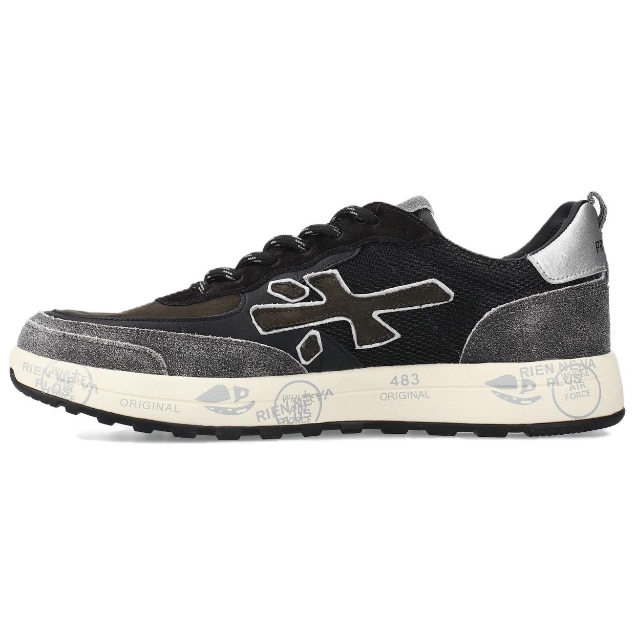 

PREMIATA Кроссовки мужские низкие повседневные коричневые черные