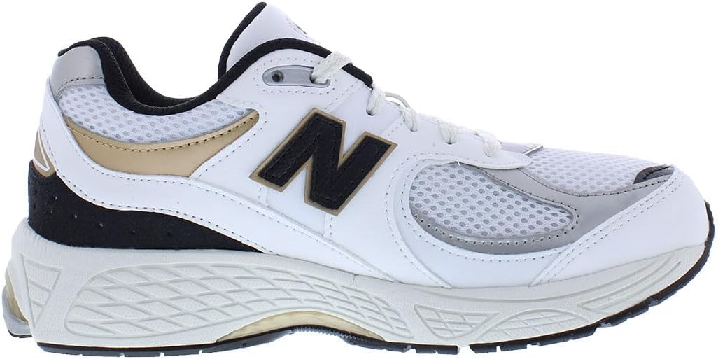 Кроссовки New Balance 2002 для мальчиков, белый/черный — фото 2