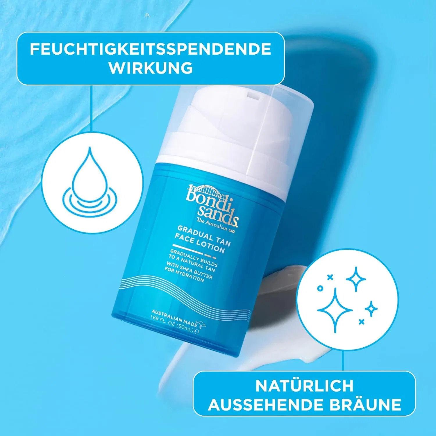 Лосьон-автозагар для лица «Gradual Tanning Face Lotion» от Bondi Sands Bondi Sands — фото 4