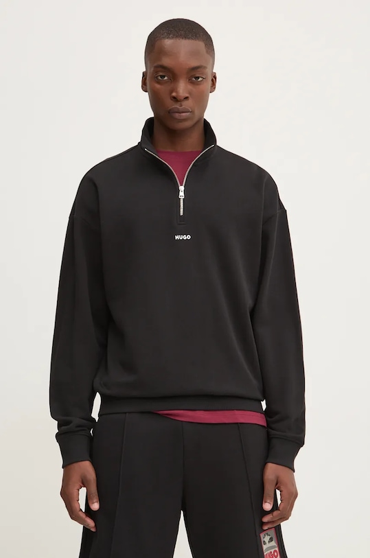 

Хлопковая толстовка Hugo, черный