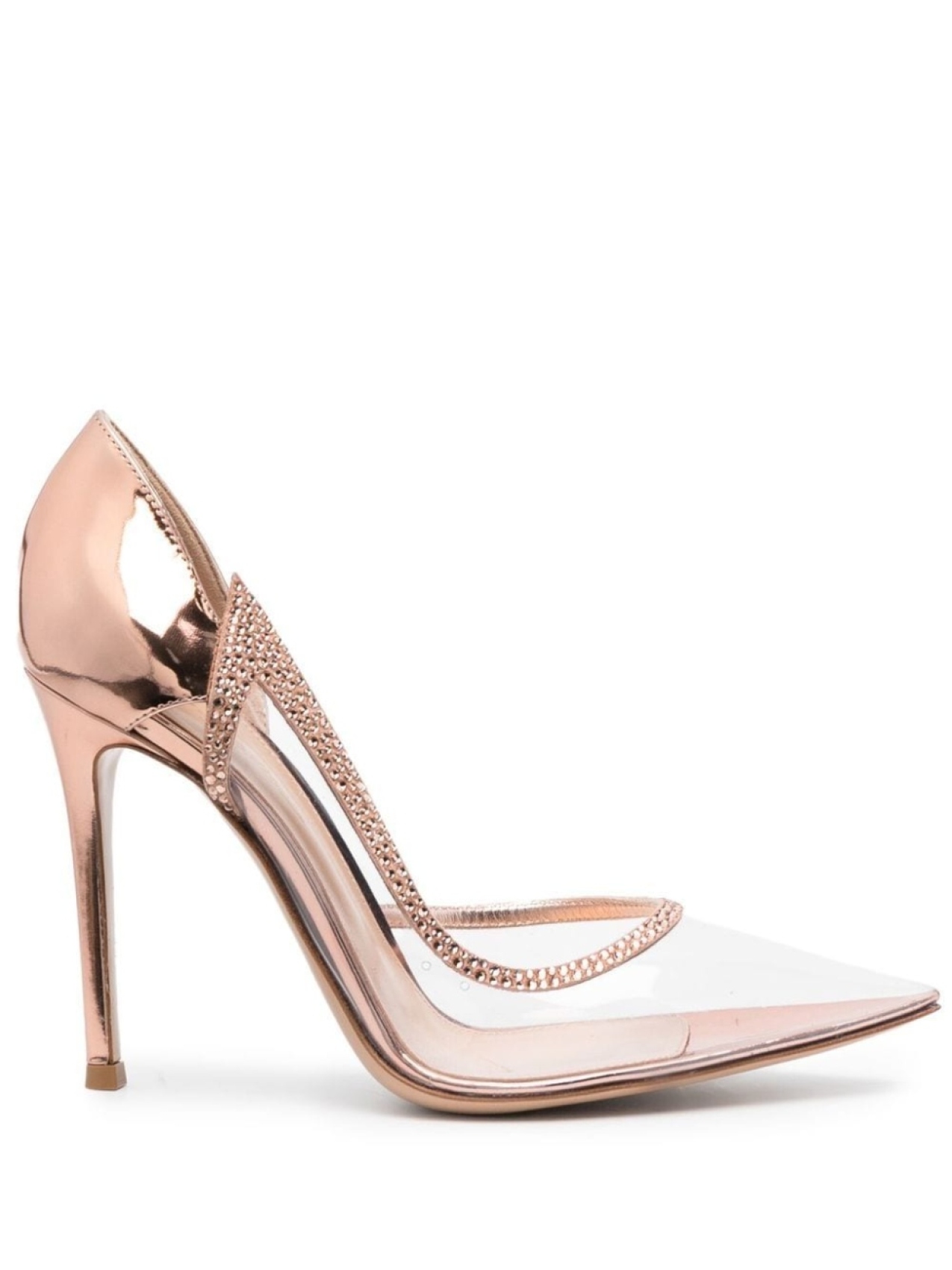 

Gianvito Rossi туфли Hortensia с кристаллами, розовый