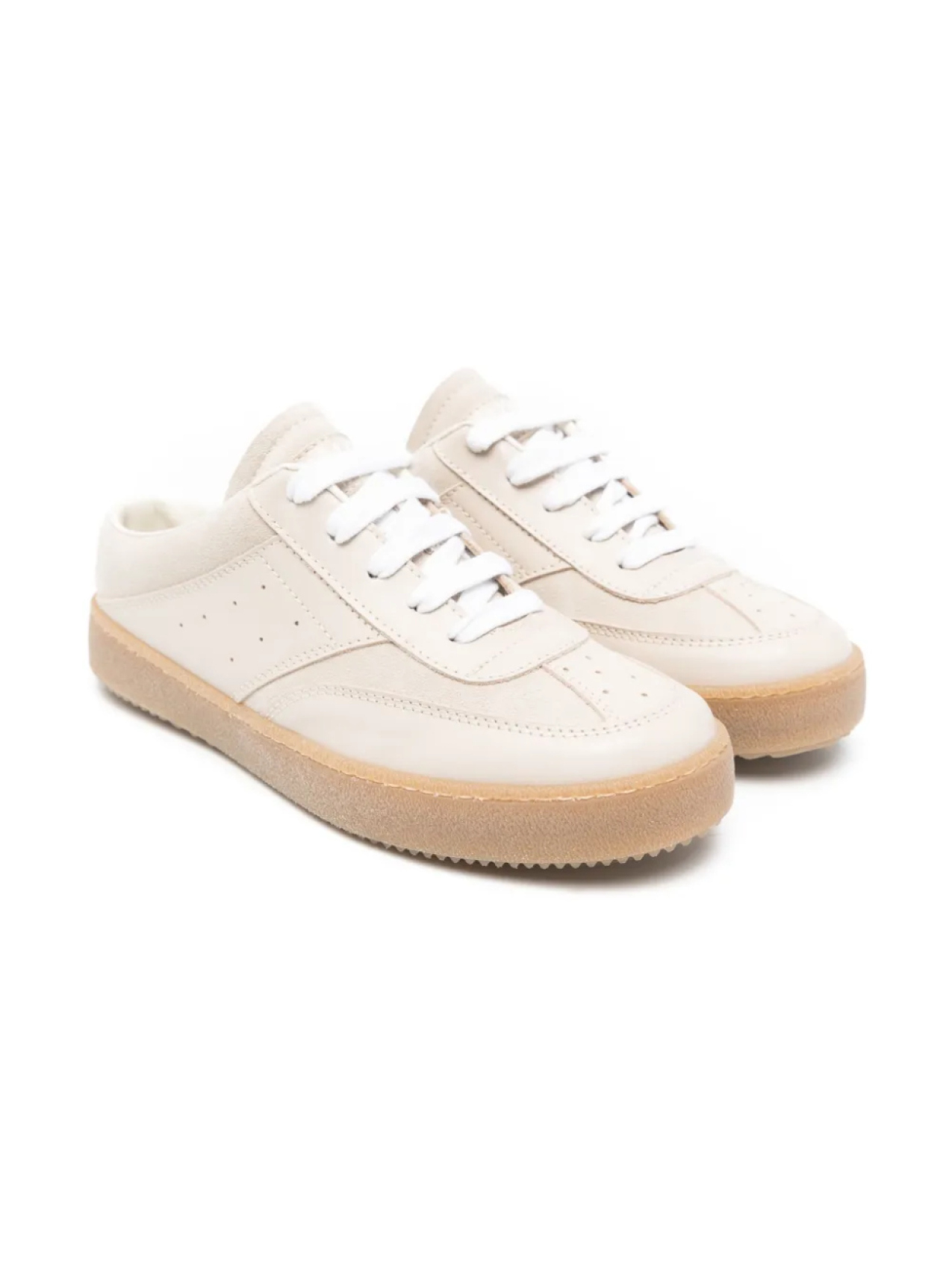 

Кроссовки с цифровым мотивом MM6 Maison Margiela Kids, нейтральный