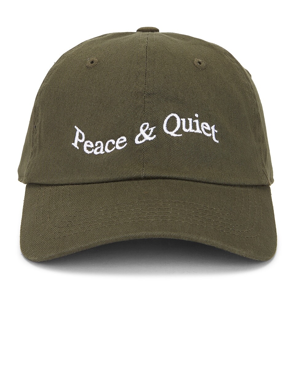 

Шапка Museum Of Peace And Quiet Wordmark Dad, оливковый