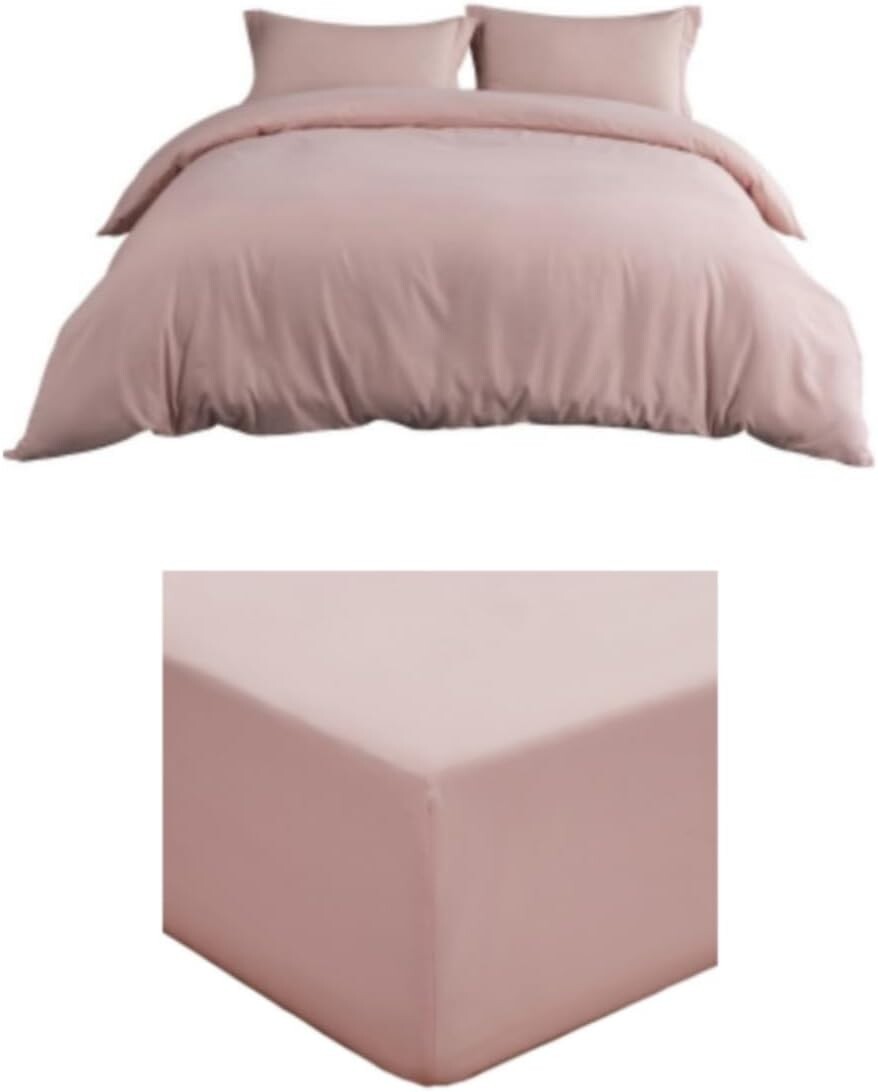 

Mohap, 4 предмета, пододеяльник Queen Pink + простыня Queen Pink