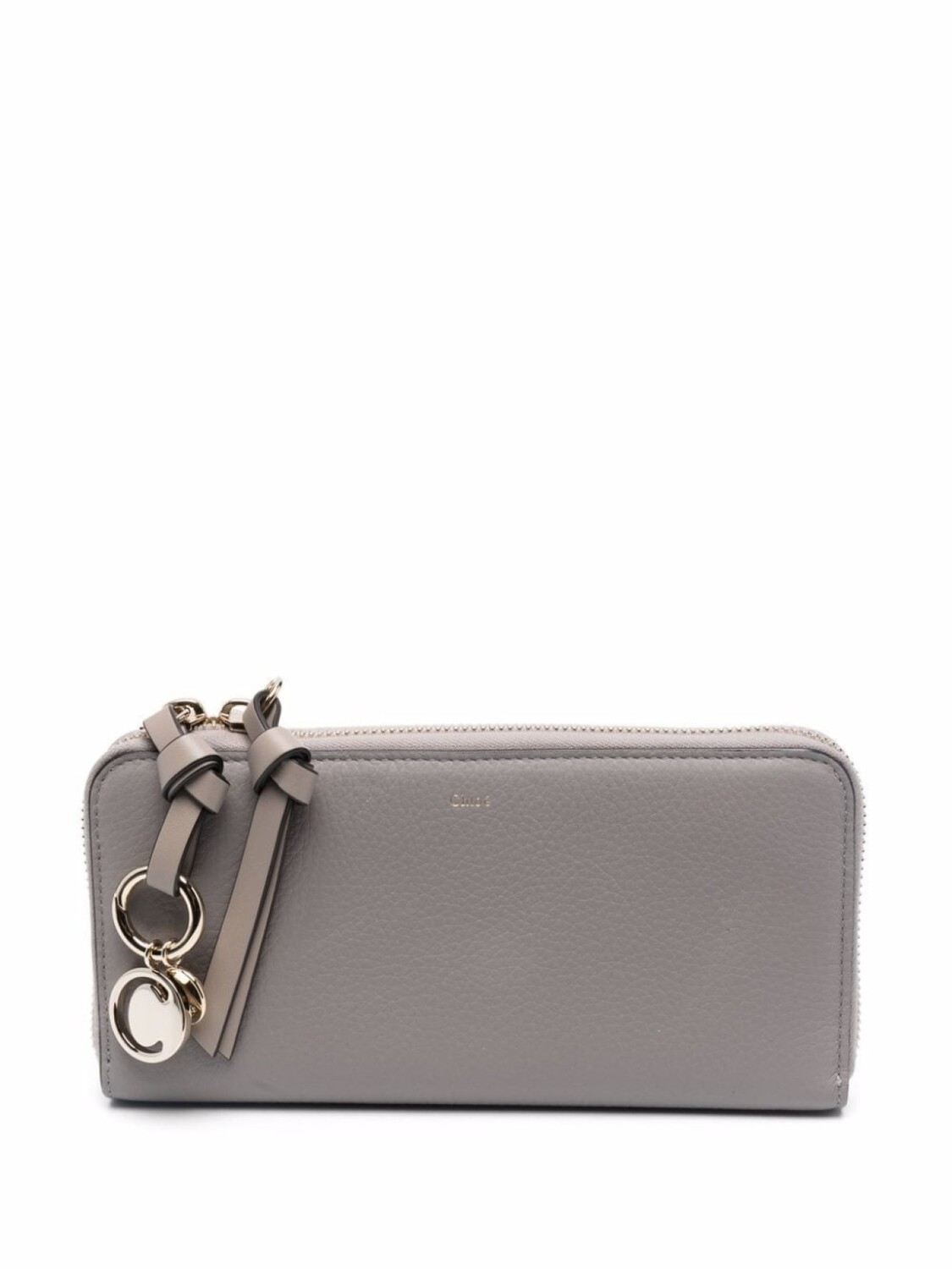 

Кошелек с круговой молнией Chloé, серый