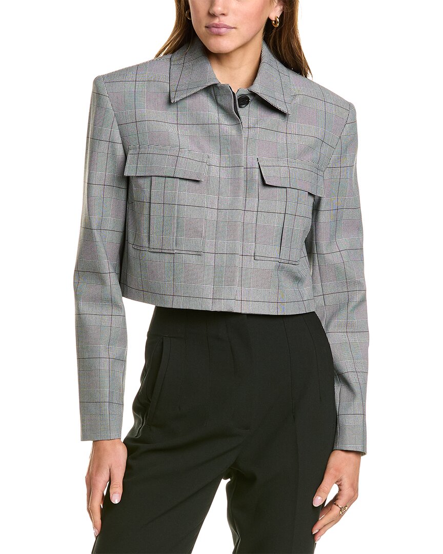 

Укороченная куртка BCBGMAXAZRIA, черный