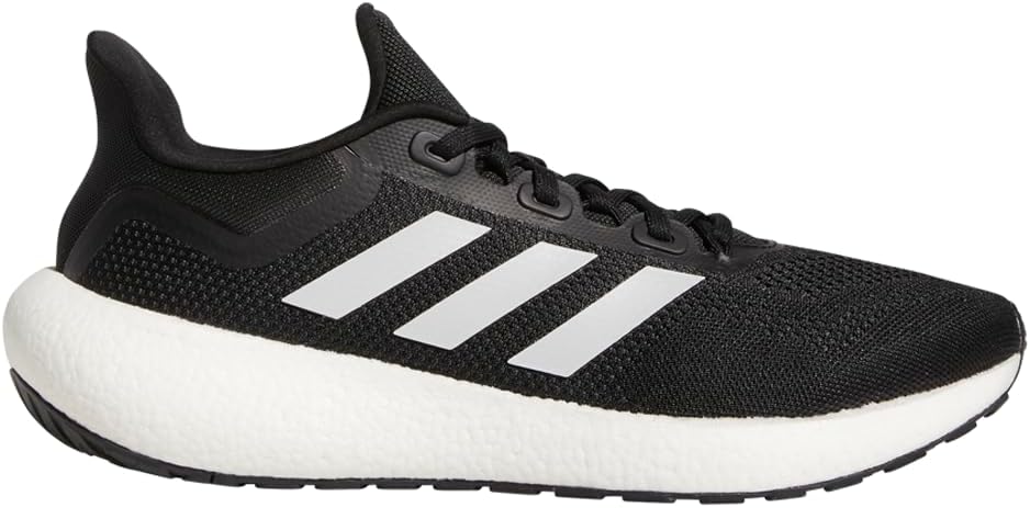 Кроссовки Adidas для взрослых унисекс Pureboost 22, белый/черный — фото 2