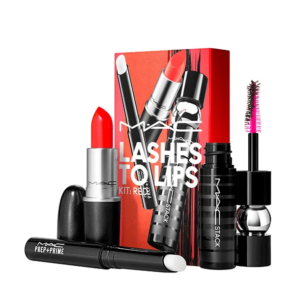 

Набор для макияжа губ и глаз Set Lashes To Lips Mac Cosmetics, цвет red-wn