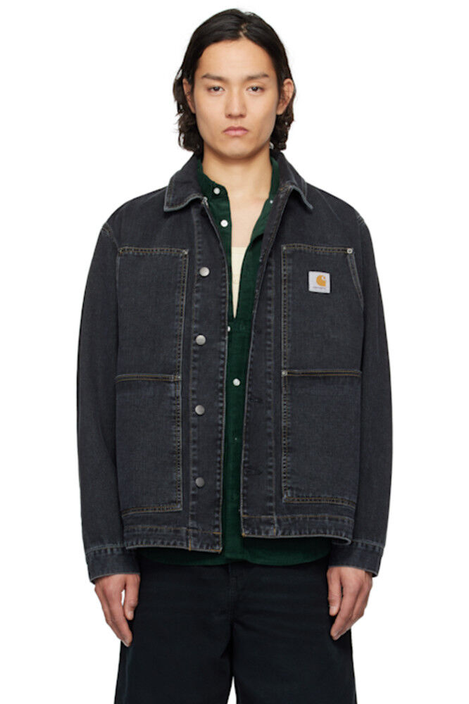 

Черная джинсовая куртка OG с двойным передом Carhartt Work In Progress