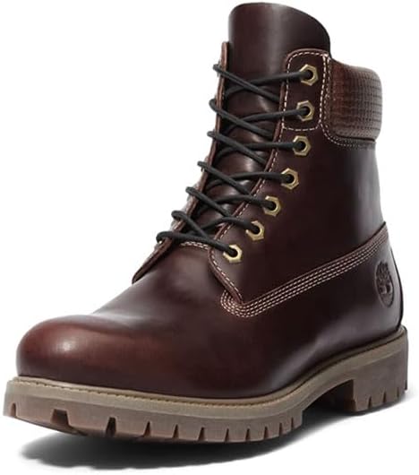 Timberland мужские премиальные 6-дюймовые шнурованные водонепроницаемые ботинки, BROWN, 9 Wide — фото 3