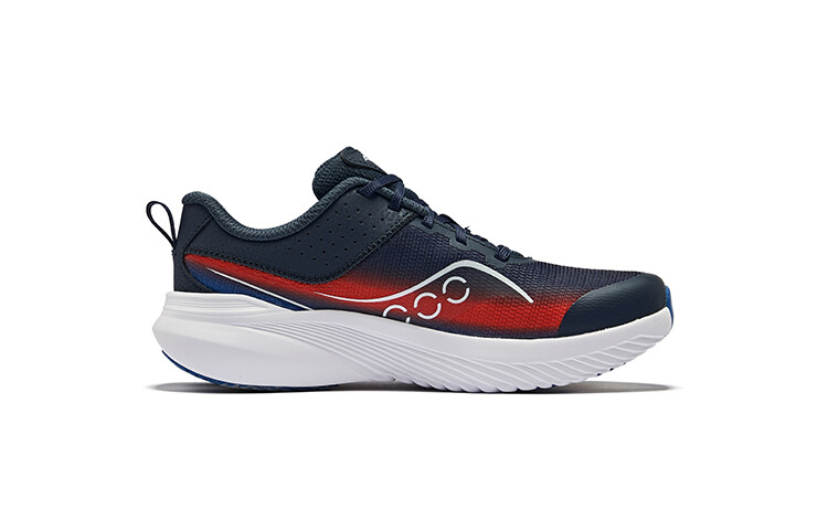 Кроссовки saucony Kinvara 14 Big Kid 'Navy Red', красный — фото 2