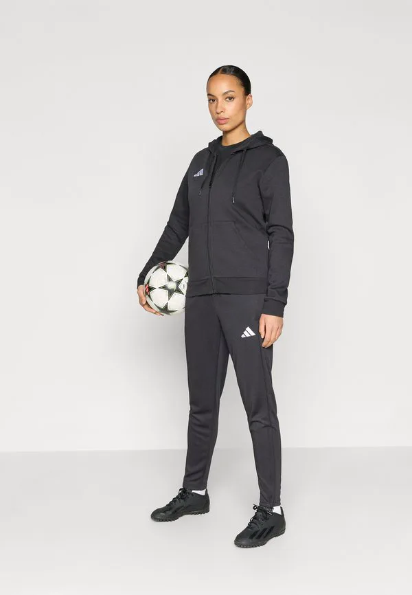 Толстовка entrada26 на молнии Adidas Performance, Black/White — фото 2