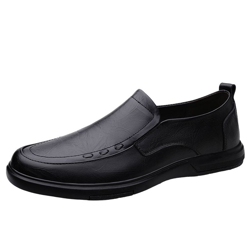 

Мужские повседневные туфли с низким верхом, серые BAGE, Black Slip-On