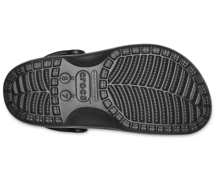 Сабо на подкладке Baya Crocs женские, цвет Black / Black — фото 4
