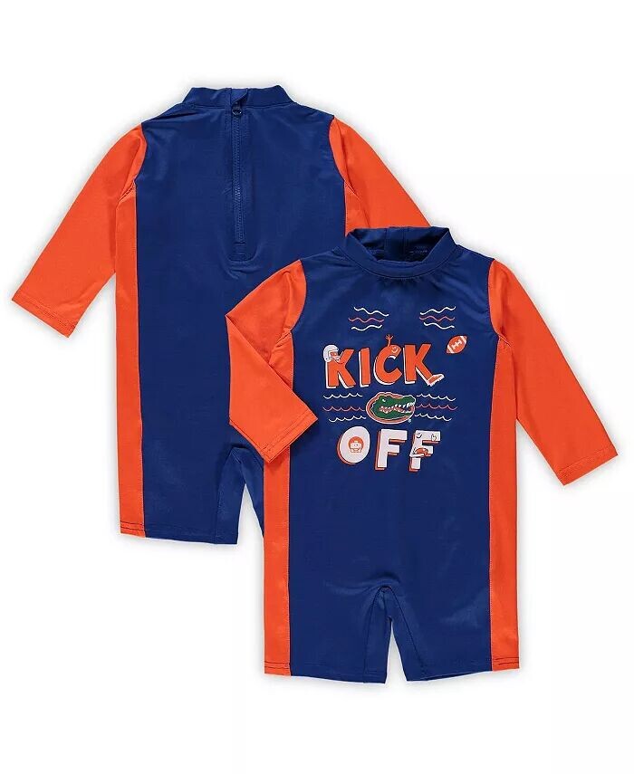 

Гидрокостюм для девочек-малышей Royal, Orange Florida Gators Wave Runner Outerstuff