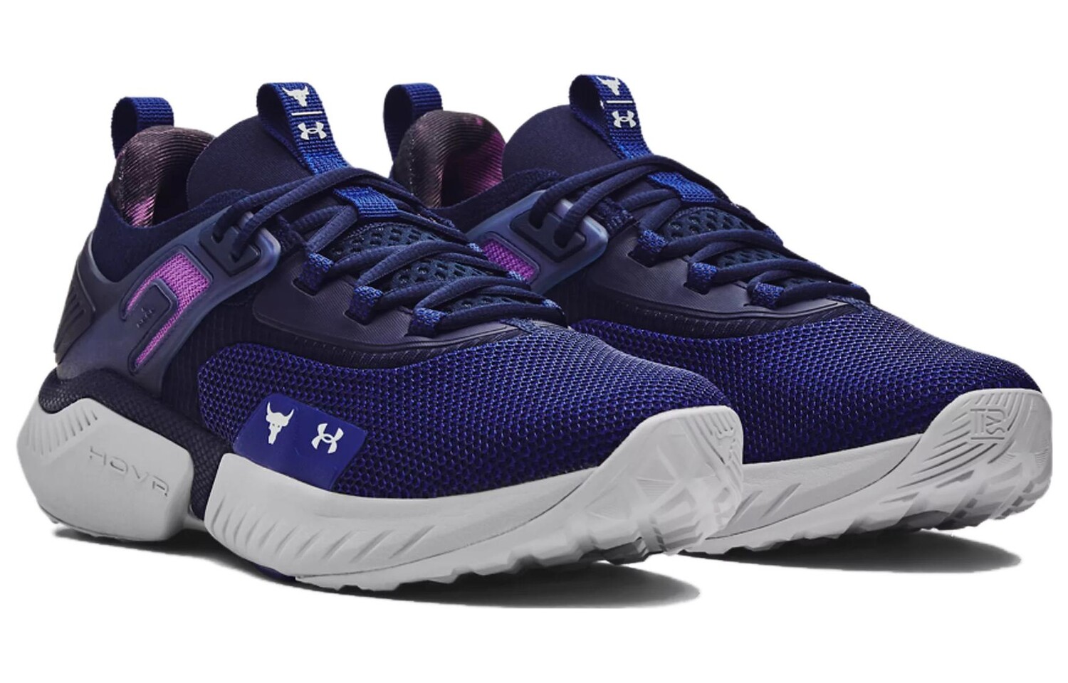 Кроссовки Project Rock 5 мужские низкие темно-синие Under Armour — фото 3