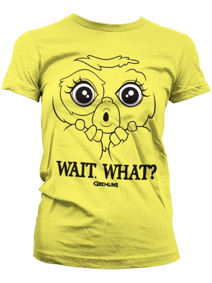 

Футболка Подожди. Что Женская футболка желтого цвета Gremlins, Желтый, Футболка Подожди. Что Женская футболка желтого цвета Gremlins