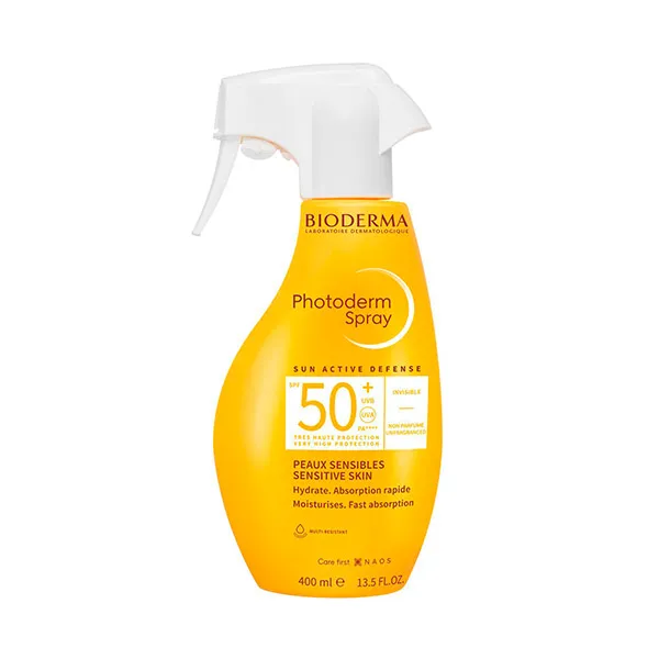 

Семейное фотозащитное молочко SPF 50 Photoderm Spray Bioderma, 400 ml
