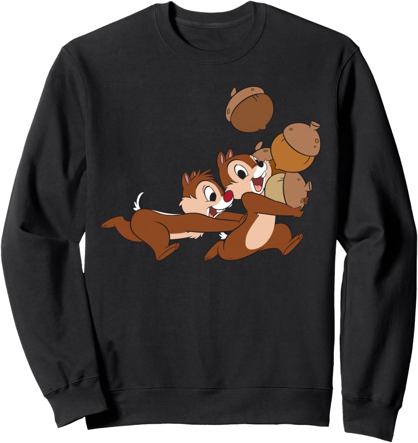 

Толстовка Disney Chip & Dale Chipmunks Acorn Run, черная, Черный, Толстовка Disney Chip & Dale Chipmunks Acorn Run, черная