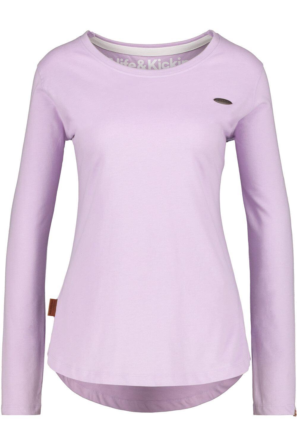 

Лонгслив alife and kickin, Langarmshirt, Pullover, Longshirt LeaAK A, лавандовый