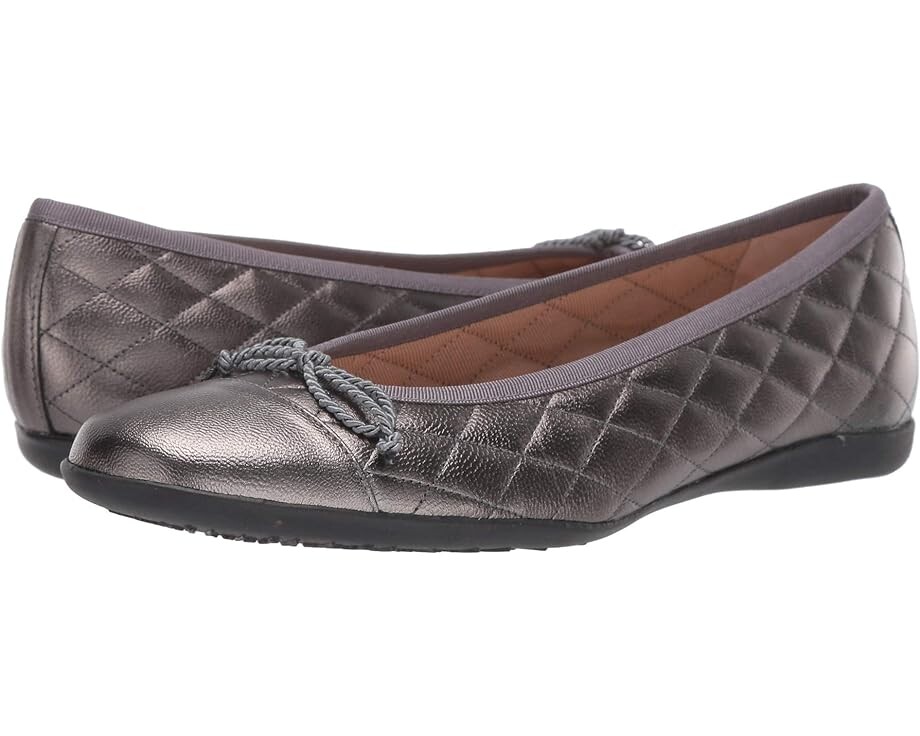 

Туфли на плоской подошве French Sole PassportR Flat, цвет Pewter Metallic