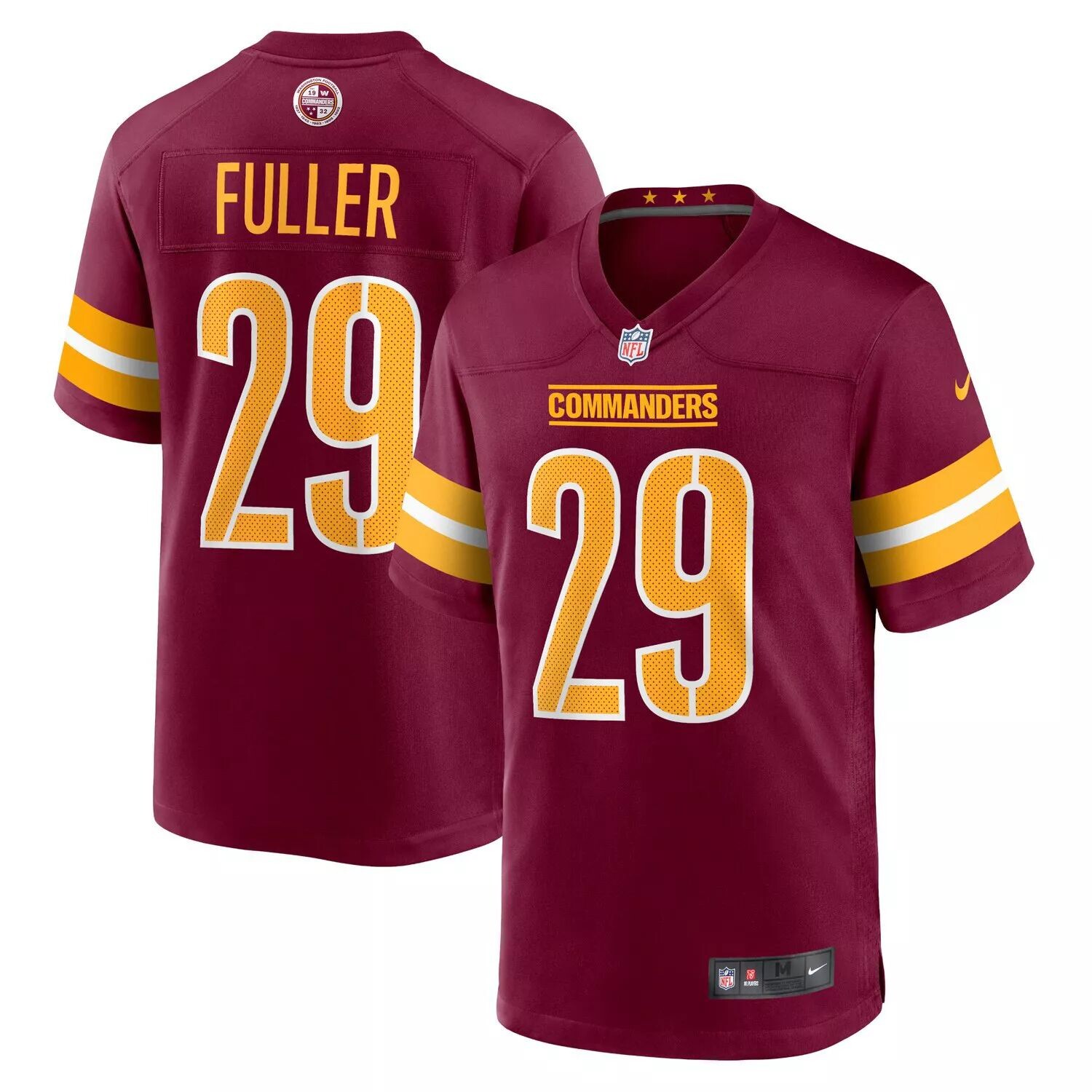 

Мужская игровая майка Kendall Fuller бордового цвета Washington Commanders Nike, Красный, Мужская игровая майка Kendall Fuller бордового цвета Washington Commanders Nike