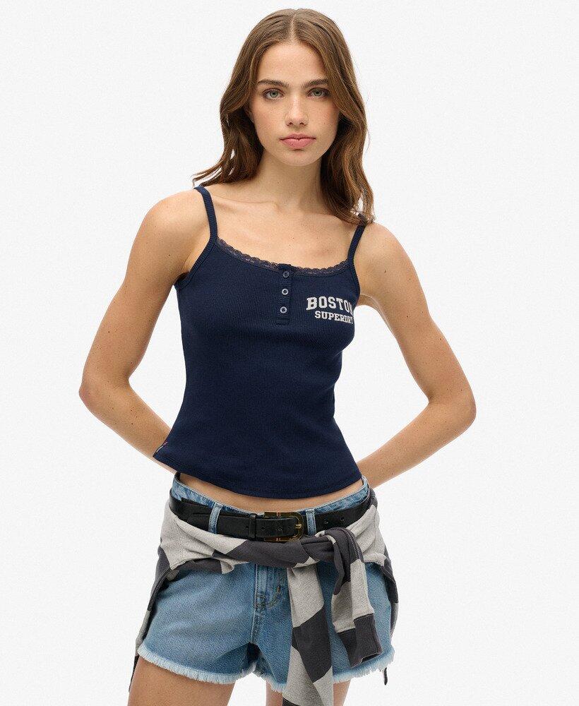 

SUPERDRY Майка с графическими пуговицами Ath Ess