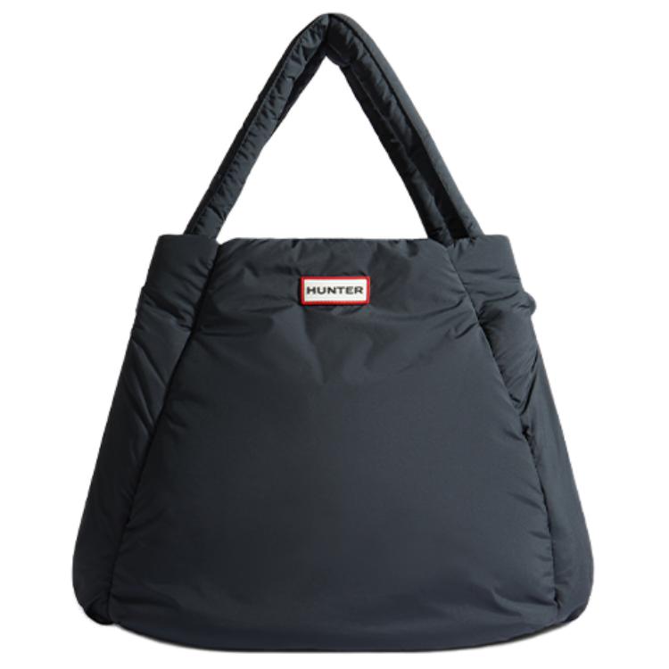 

HUNTER Полиэстеровая сумка через плечо большая унисекс черная, Black