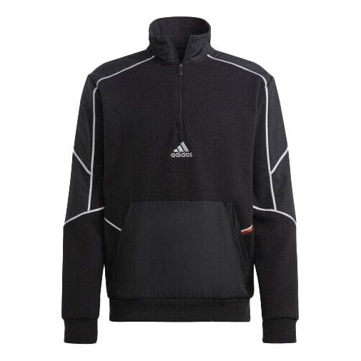 

Худи adidas Reflect-in-the-Dark Polar Fleece 1/4-Zip Top 'Black'