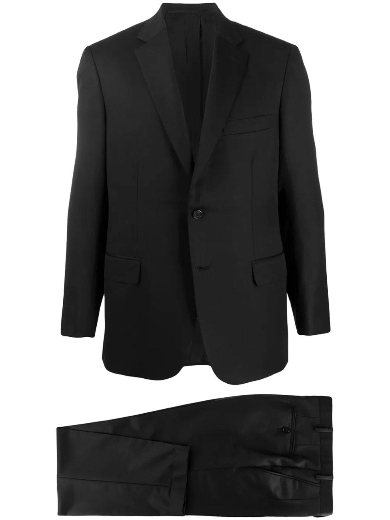 

Однобортный пиджак Brioni, черный