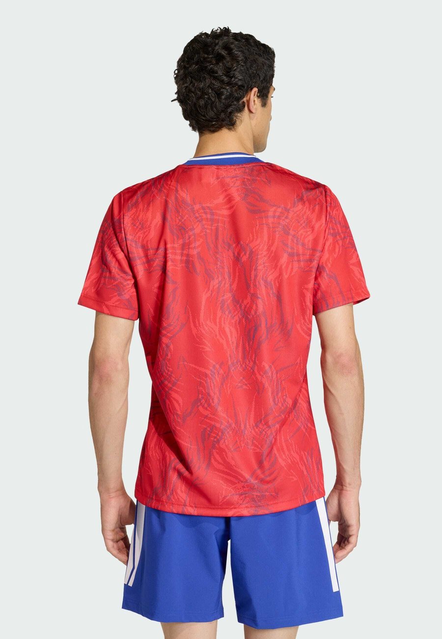 Футболка Adidas Performance FRANCE RUGBY PREMATCH, Collegiate Red/Red — фото 2