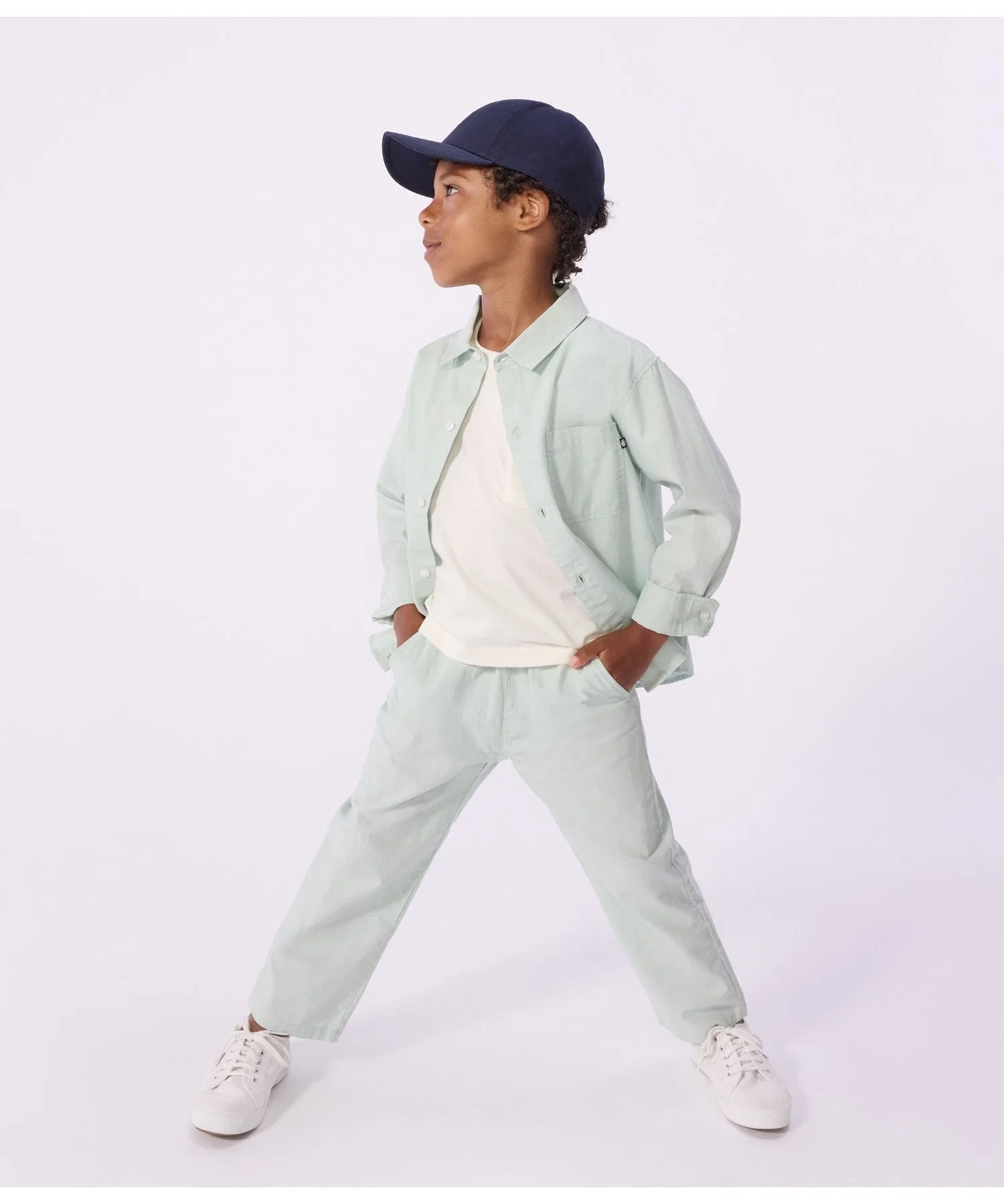 Детские брюки PETIT BATEAU Cotton Linen Pants — фото 3