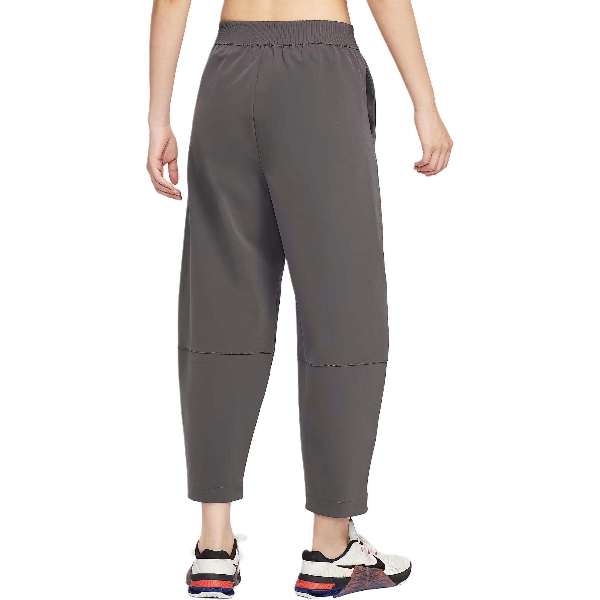 Женские повседневные брюки dri fit Nike, серый/темно-серый — фото 4