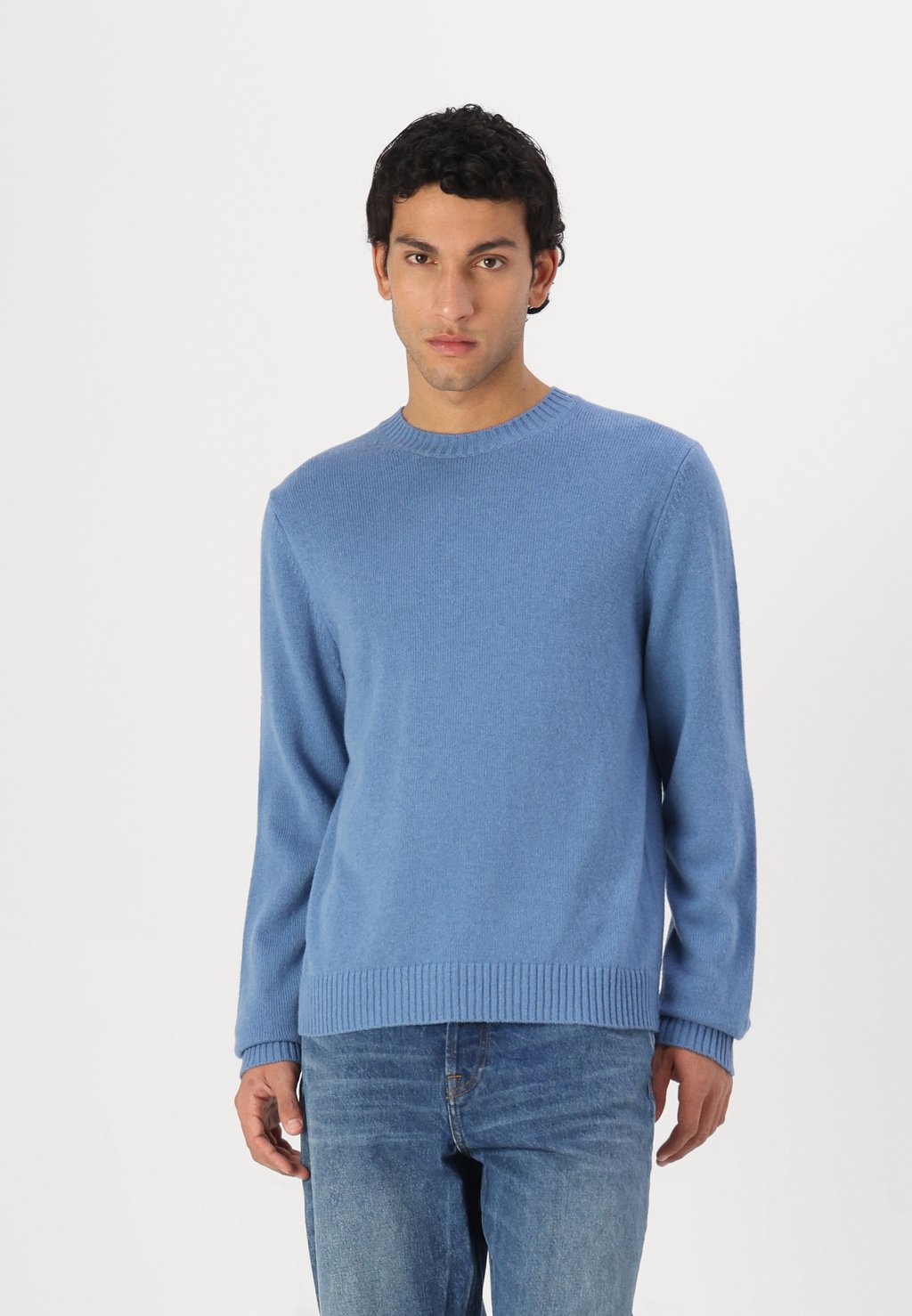 

Свитер SYLLI CREW NECK Samsøe Samsøe, синий
