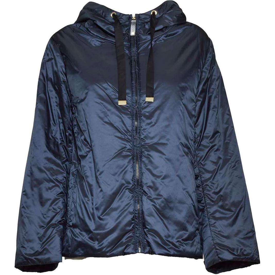 

MaxMara Курка-бомбер с кулиской и молнией, Blue
