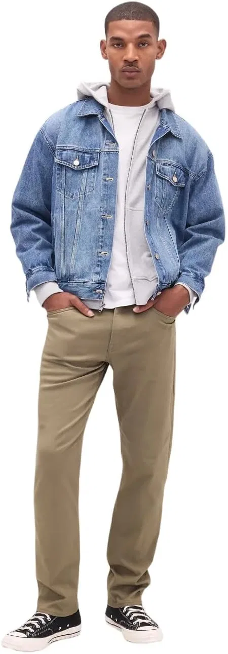 Джинсы прямого кроя GAP, Flannel Taupe