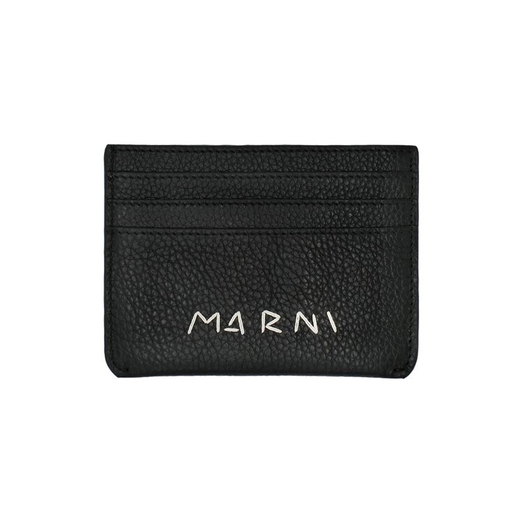 

Картхолдер Marni Logo Detail Card Case, черный